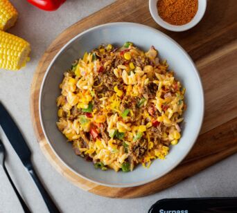 Mexicaanse Orzo - Pulled Beef