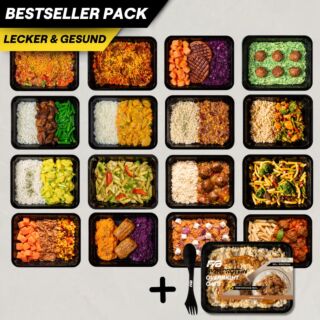 BESTSELLER PACK // Lekker & Gezond (16x1) + GRATIS Spork & Overnight Oats van €136.90 voor: